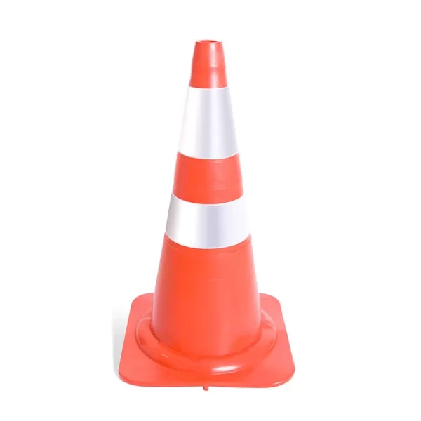 Cone de Sinalização Flexível Laranja/ Branco - Image 4