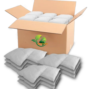 Travesseiro Absorvente Branco Para Oleo E Derivados 0,23 Cm X 0,23 Cm X 0,05 Cm (Kit 10 Unidades)